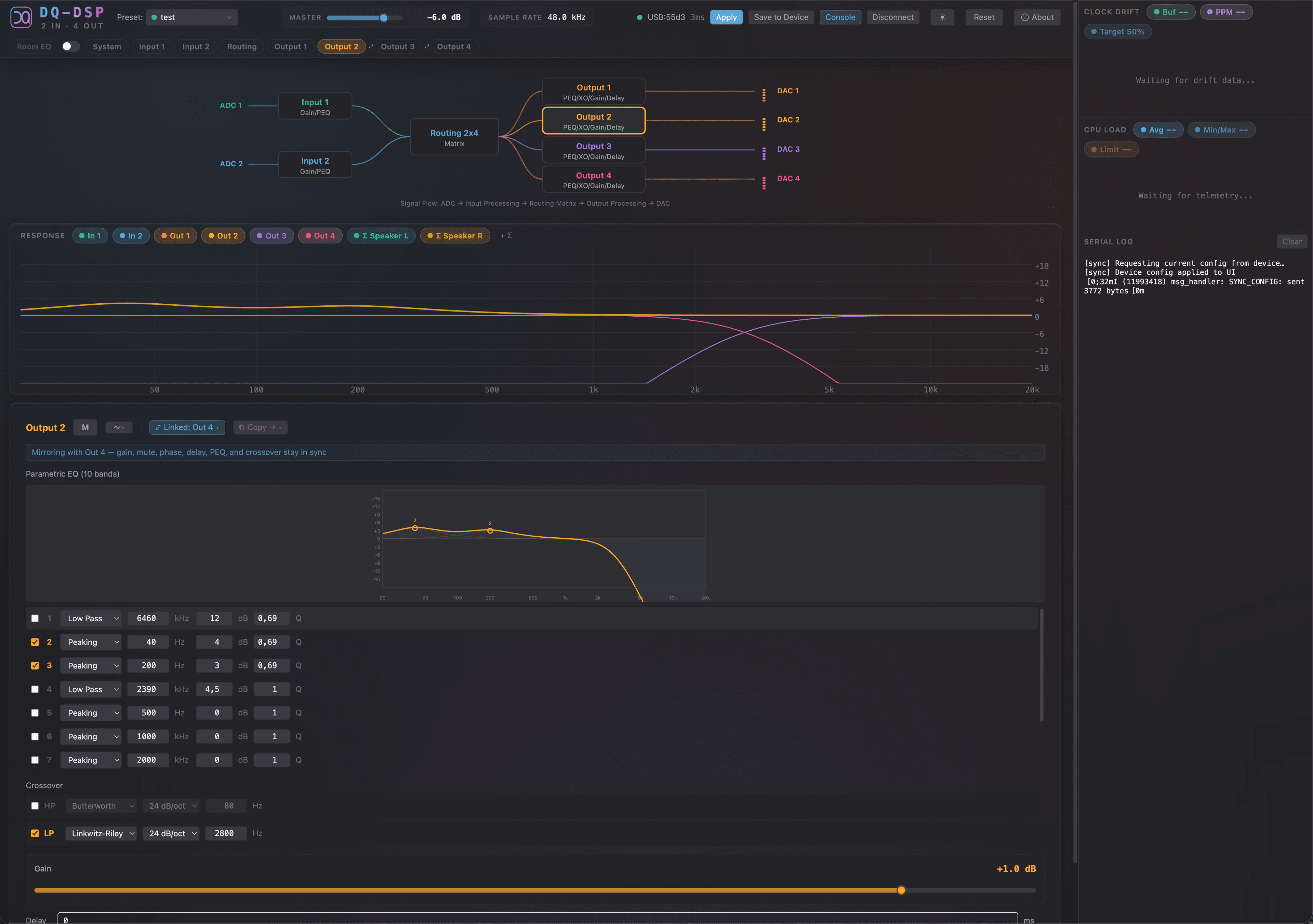 DQ-DSP web UI